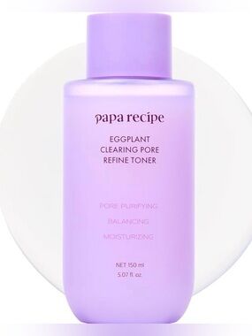Korean Skincare Papa Recipe Eggplant Clearing Pore Refine Toner